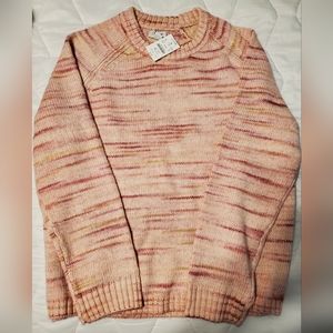 NWT J. Crew Womens Medium Raglan Space-dyed Sweater